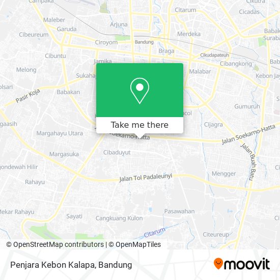 Penjara Kebon Kalapa map