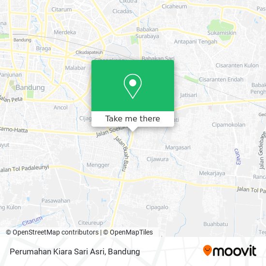 Perumahan Kiara Sari Asri map