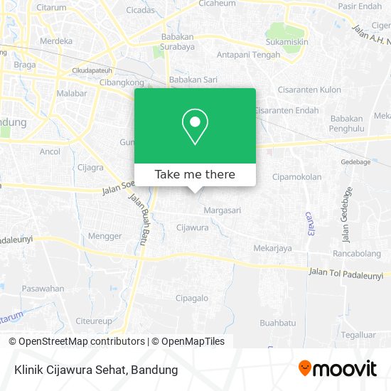Klinik Cijawura Sehat map