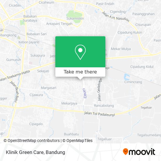 Klinik Green Care map