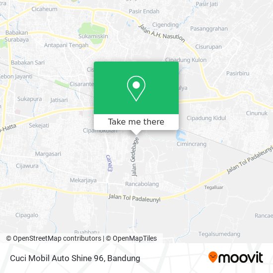 Cuci Mobil Auto Shine 96 map