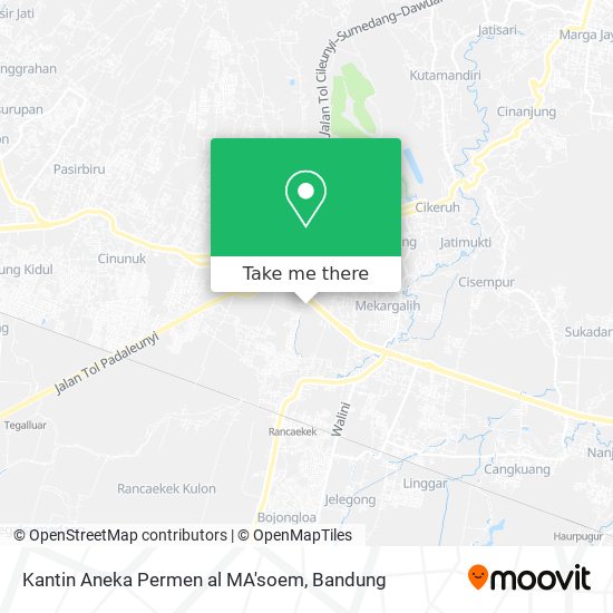 Kantin Aneka Permen al MA'soem map