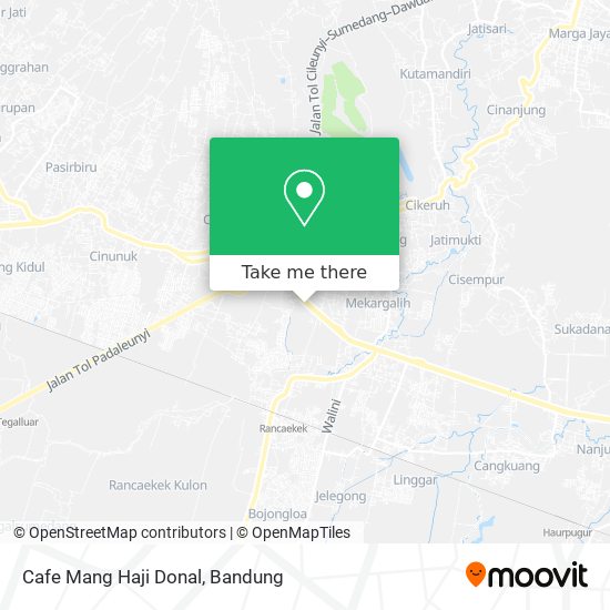 Cafe Mang Haji Donal map