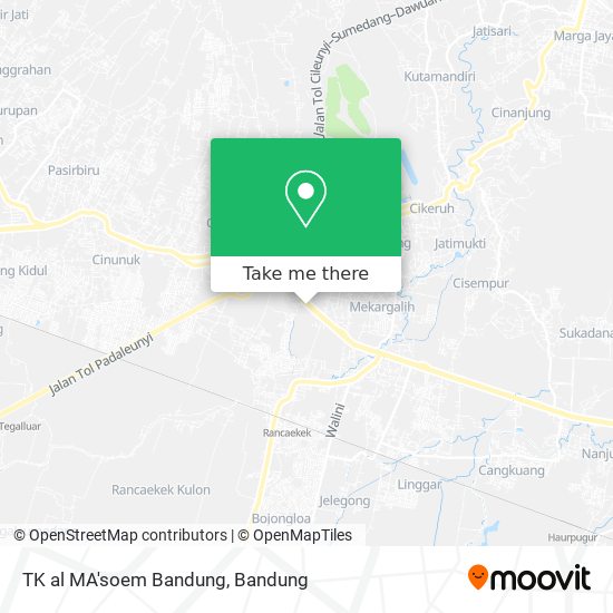 TK al MA'soem Bandung map