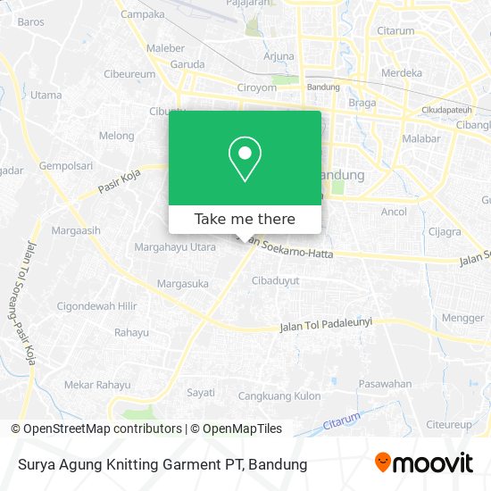 Surya Agung Knitting Garment PT map