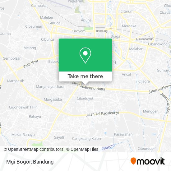 Mgi Bogor map