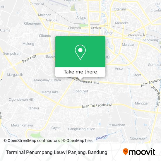 Terminal Penumpang Leuwi Panjang map