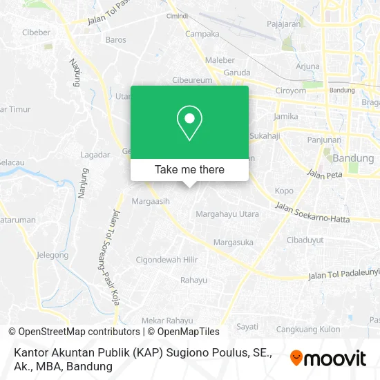 Kantor Akuntan Publik (KAP) Sugiono Poulus, SE., Ak., MBA map