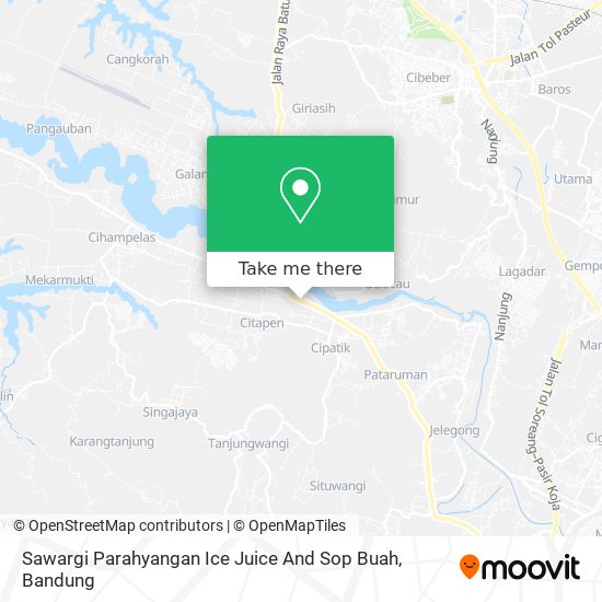 Sawargi Parahyangan Ice Juice And Sop Buah map