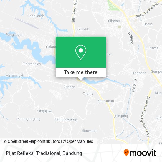 Pijat Refleksi Tradisional map