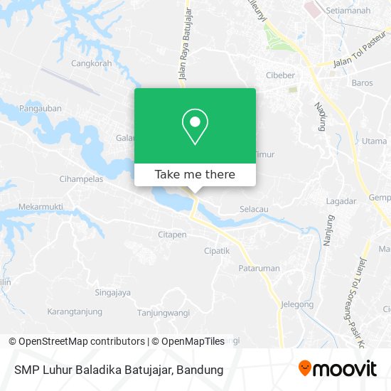 SMP Luhur Baladika Batujajar map
