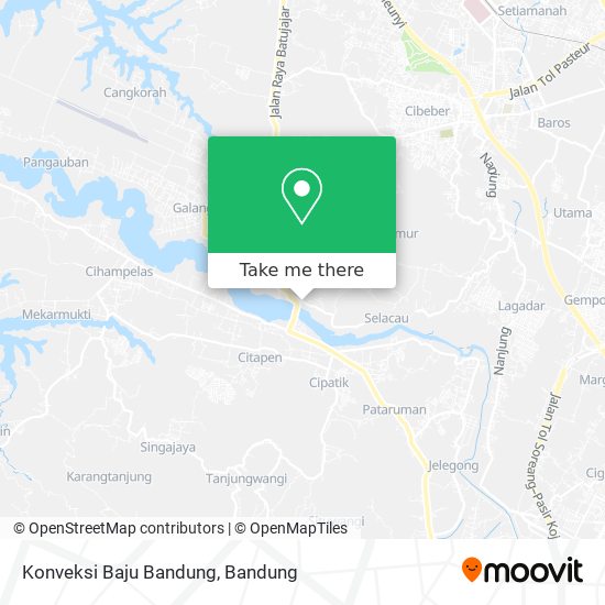 Konveksi Baju Bandung map