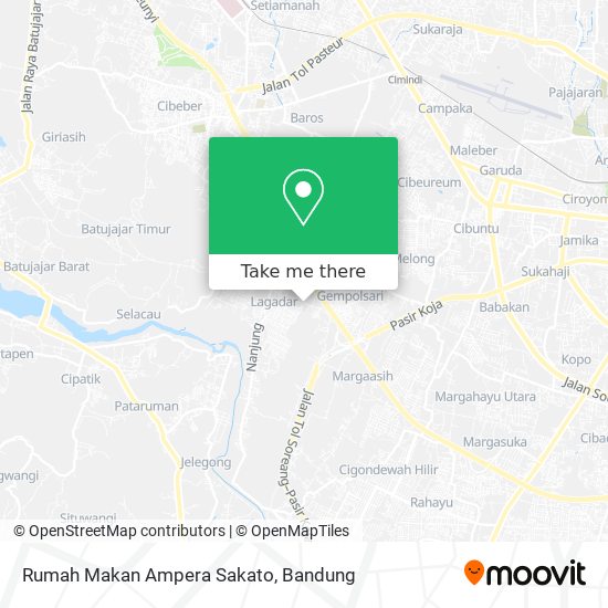 Rumah Makan Ampera Sakato map