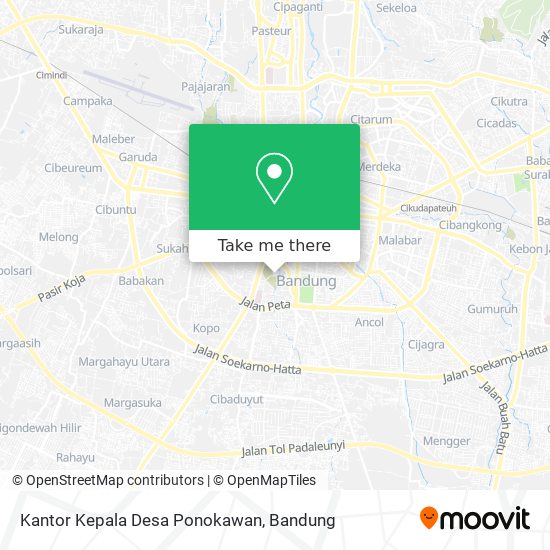 Kantor Kepala Desa Ponokawan map