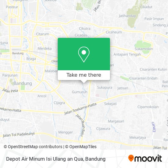 Depot Air Minum Isi Ulang an Qua map