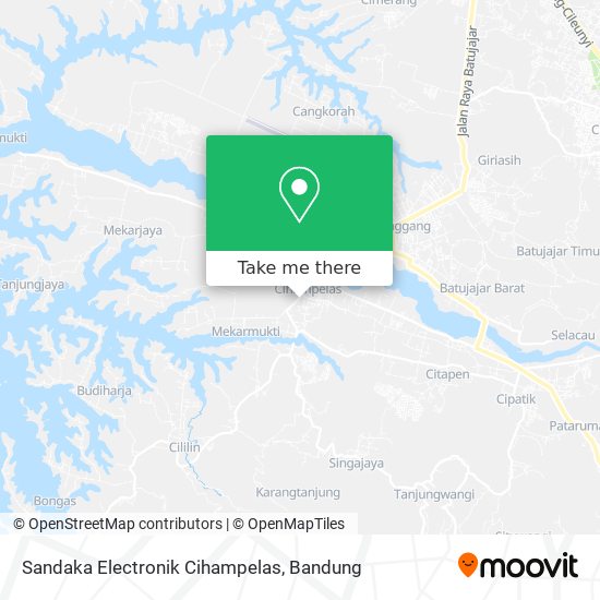 Sandaka Electronik Cihampelas map