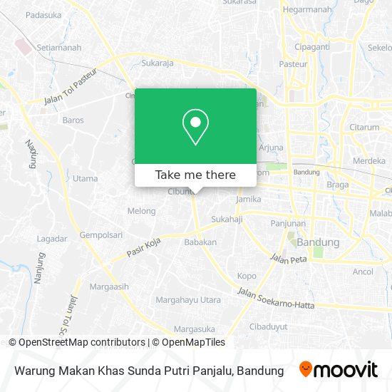 Warung Makan Khas Sunda Putri Panjalu map