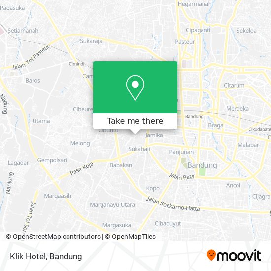 Klik Hotel map