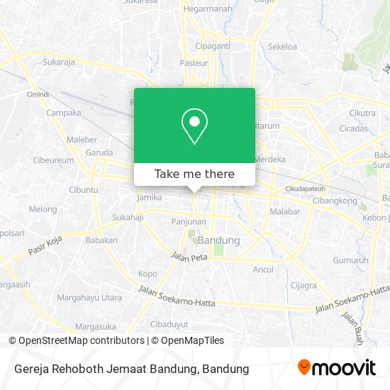 Gereja Rehoboth Jemaat Bandung map