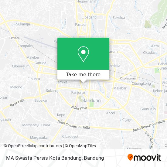 MA Swasta Persis Kota Bandung map