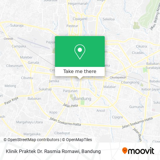 Klinik Praktek Dr. Rasmia Romawi map