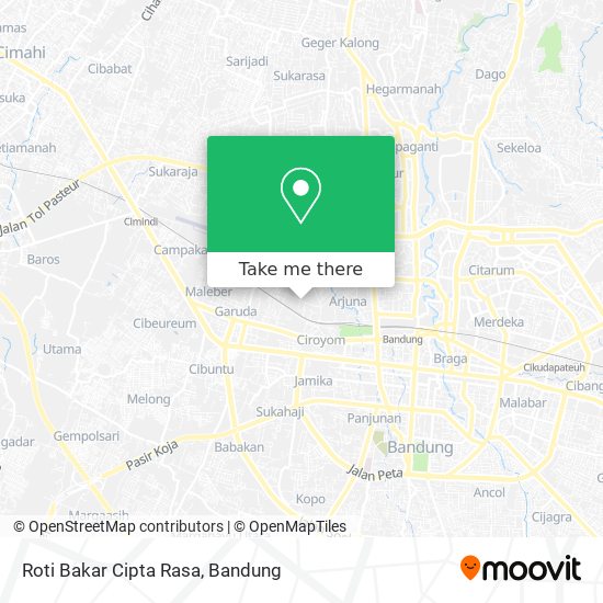 Roti Bakar Cipta Rasa map