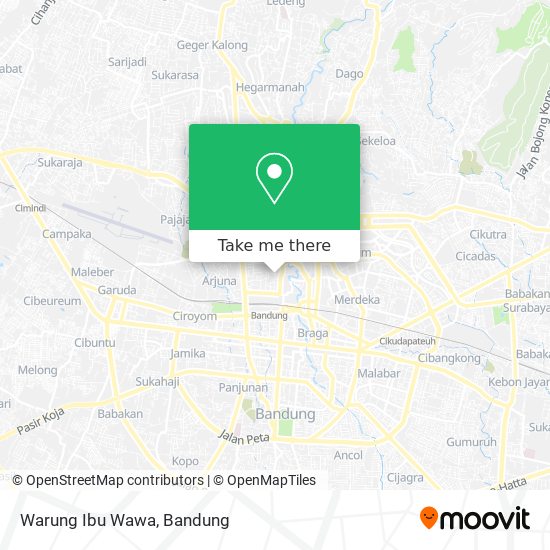 Warung Ibu Wawa map