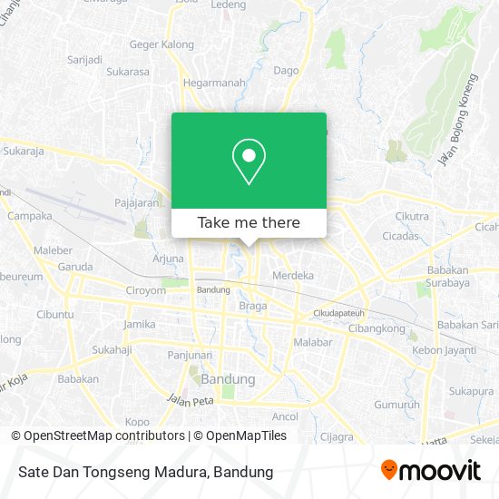 Sate Dan Tongseng Madura map