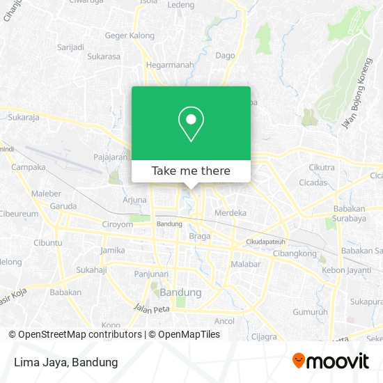 Lima Jaya map