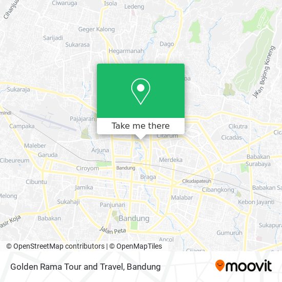 Golden Rama Tour and Travel map