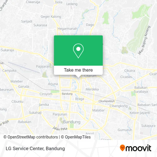LG Service Center map