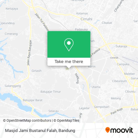 Masjid Jami Bustanul Falah map