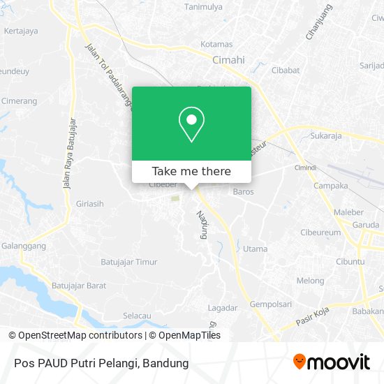 Pos PAUD Putri Pelangi map