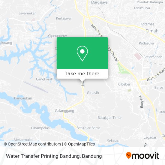 Water Transfer Printing Bandung map
