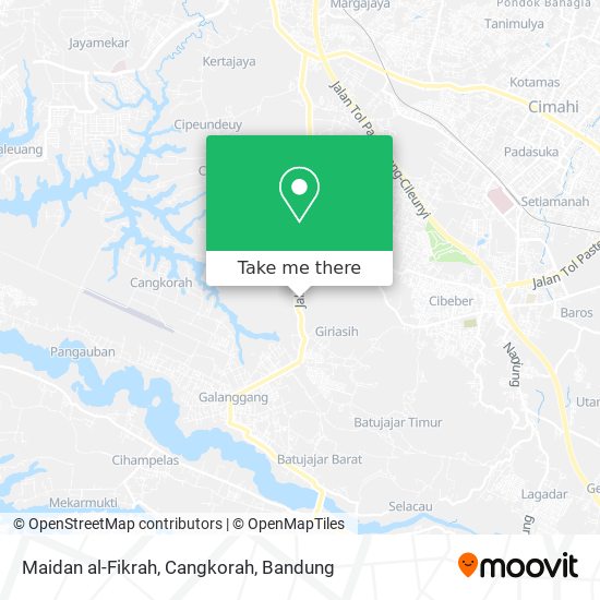 Maidan al-Fikrah, Cangkorah map