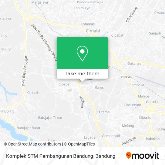 Komplek STM Pembangunan Bandung map