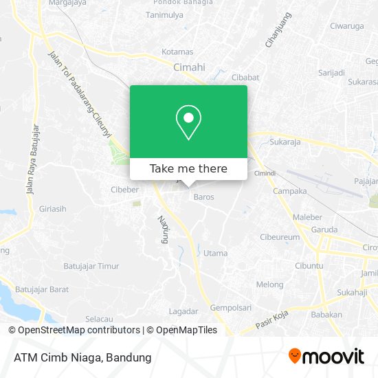 ATM Cimb Niaga map