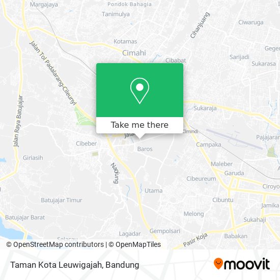 Taman Kota Leuwigajah map