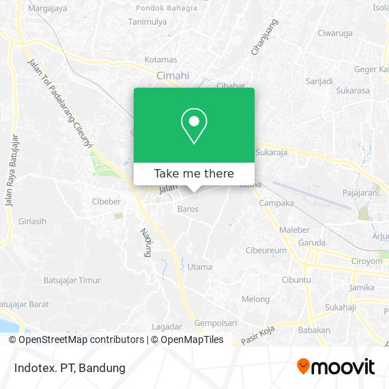 Indotex. PT map