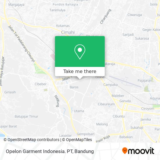 Opelon Garment Indonesia. PT map