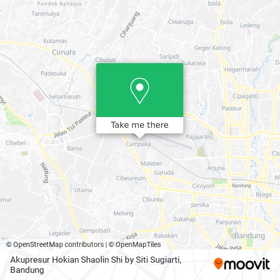 Akupresur Hokian Shaolin Shi by Siti Sugiarti map