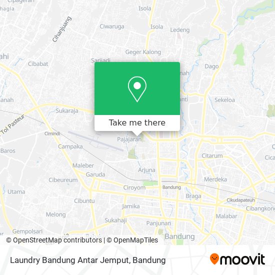 Laundry Bandung Antar Jemput map