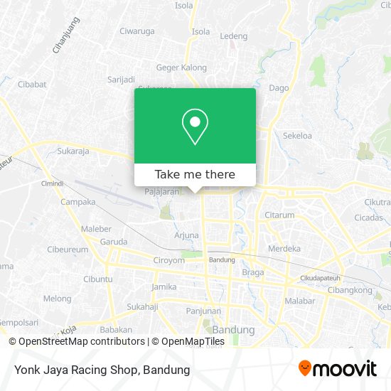 Yonk Jaya Racing Shop map