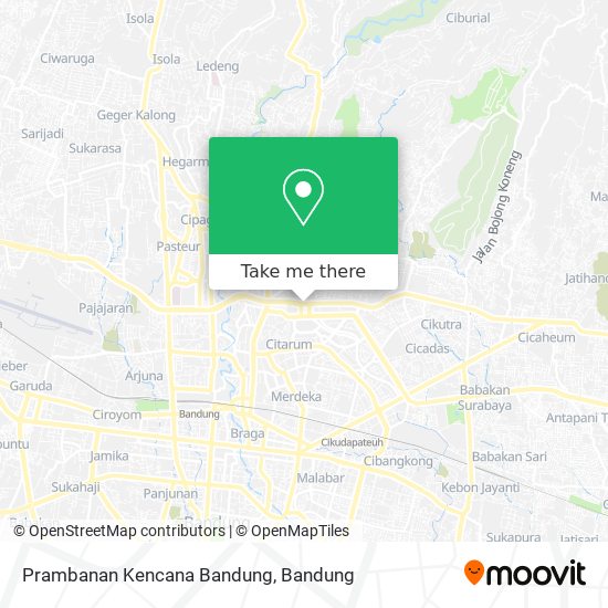 Prambanan Kencana Bandung map