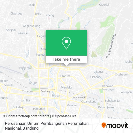 Perusahaan Umum Pembangunan Perumahan Nasional map