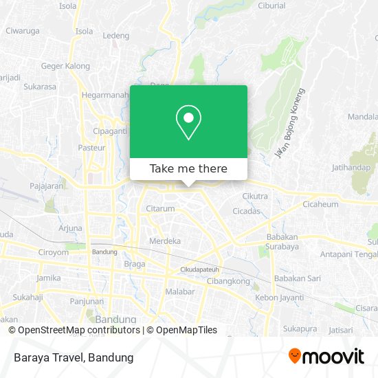 Baraya Travel map