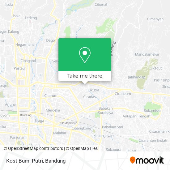 Kost Bumi Putri map