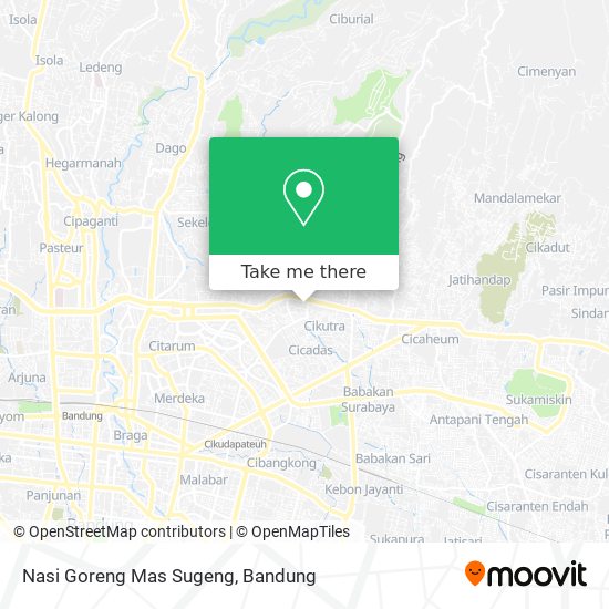 Nasi Goreng Mas Sugeng map