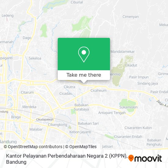 Kantor Pelayanan Perbendaharaan Negara 2 (KPPN) map