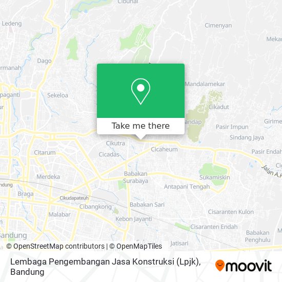 Lembaga Pengembangan Jasa Konstruksi (Lpjk) map